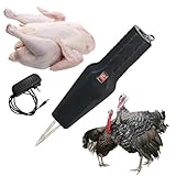 Chicken Plucker, Chicken Plucker Machine, Chicken Feather Plucker, Portable Feather Plucking Machine for Chicken Duck Goose Bird Turkey ‎(Black)