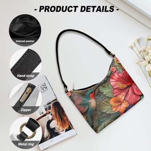 Bolso hombro pequeño de cuero PU para mujer miniatura 6