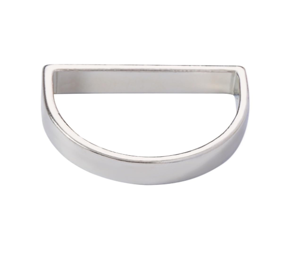 10Pcs D-Shaped Metal Napkin Rings for Wedding Birthday Dinner Table Decor