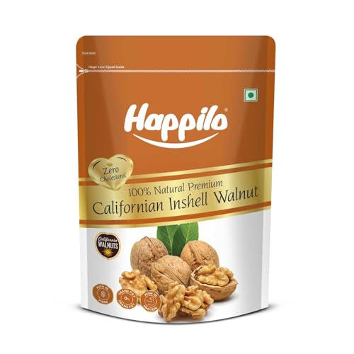 Image of Happilo Premium Inshell Dried Walnut 500g (Pack of 1) | Dry Fruits, Healthy Snacks | Large Size | Walnut with Shell | Rich in Protein, Antioxidants & Source of Omega-3