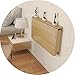 Produktbild Kaffeetische Hänge-Klapptisch Bürocomputer Arbeitstisch Schlafzimmer Schminktisch Wohnzimmer Teleskop Unsichtbare Wand-Schreibtisch (Color : Brown, Size : 80 * 50cm)