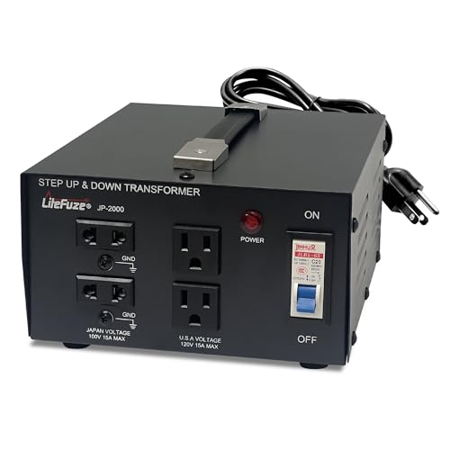 LiteFuze 2000 Watt Japan Voltage Converter