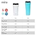 MIRA 16 oz Coffee Travel Mug - Stainless Steel Insulated Tumbler with Leak-Proof Lid - Hot & Cold Cup - Punch