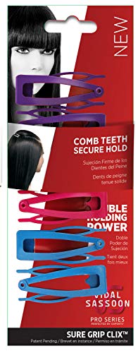 Vidal Sassoon 6 Piece Sure Grip Clix