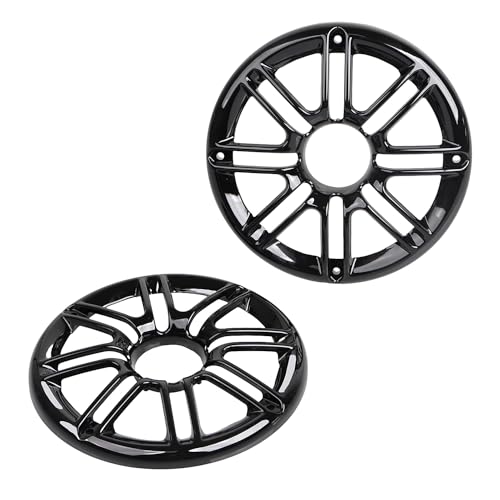 Cubiertas negras 3D para parlantes traseros moto miniatura 6