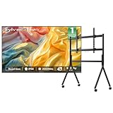 SYLVOX Outdoor TV 65 Zoll, 4K Randloser Smart Google TV mit 2000 nits, Dolby Atmos, WiFi & Bluetooth, IP56 Wasserdicht Outdoor Fernseher für Garten, Terrasse & Geschäft (Frameless Pro/2026)