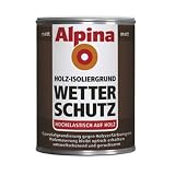 Alpina Holz-Isoliergrund Wetterschutz, weiß, matt, 2 Liter