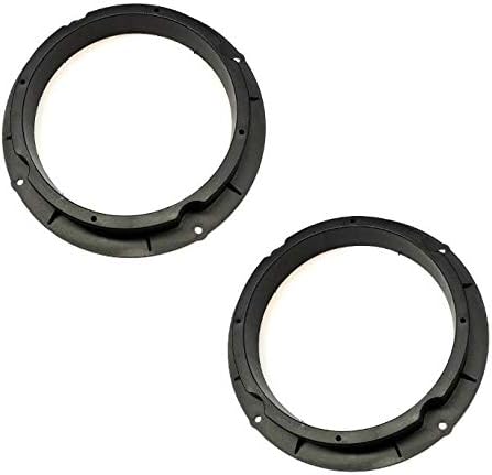 ASC Audio 6.5" 6.75" Car Stereo Door Speaker Install Bracket Mount Plates for Aftermarket Speaker Made for Some Hyundai + Kia - Compatible Listed Below