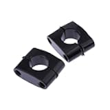 Handlebar Risers Clamps Motorbike 22mm Diameter Motorcycle HandleBar Clamp Riser Mount Adapter Fat Bar Risers Handlebars Clamps Accessories