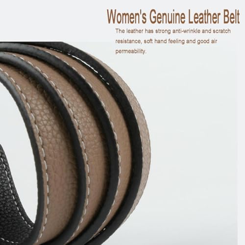 Knot Belts For Women, Fashion Tie A Knot Genuine Leather Waist Belt For Jeans Jumpsuit Coat4