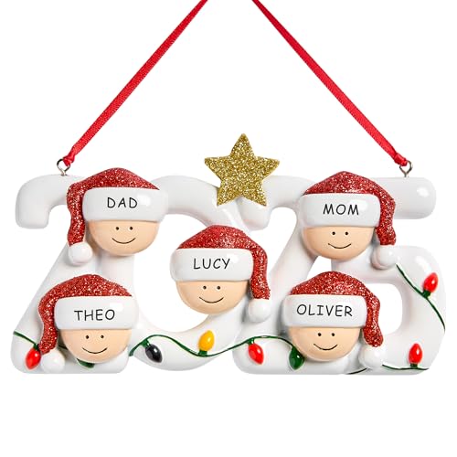 Let's Make Memories Personalized Christmas Ornament for Families - Laser-Engraved