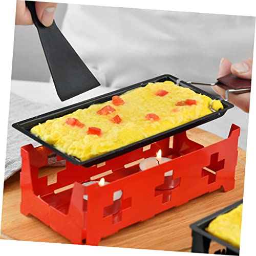 Upkoch 1 Set Camping Plate Set Mini Bbq Grill Raclette Cheese Portable Camping Grill Cheese Raclette Rotaster Baking Tray Portable Grills Cheese Grill Camping Cookware Baking Tray Stove #TOP3