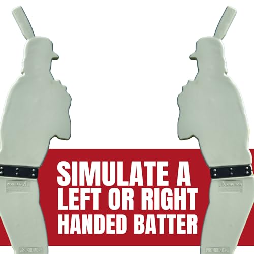 The Designated Hitter® Pro – Pitching Training Dummy for Baseball & Softball, Gray, Simulates Live Batter, Durable Weighted Base, Indoor/Outdoor Use by ProMounds - Image 3