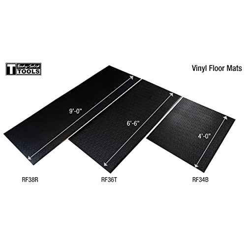 Body-Solid Tools Tapete para Cinta de Correr - Tapete Cardiovascular de Vinilo 9 pies para Remadoras, Bicicletas de Ejercicio y Equipos de Gimnasio en Casa, Ideal para Alfombra, Pisos de Madera y Concreto miniatura 4