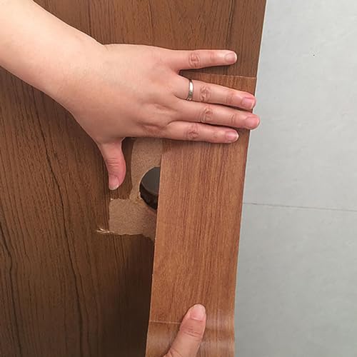 Image of 2.2 Inch x 15 Feet Brown Wood Grain Repair Tape for Wood Surfaces, Waterproof, DIY, Arts and Craft