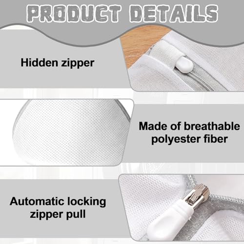 4 STK Bh Wäschenetz Waschbeutel Waschmaschine fWäschenetz Bh – 4er Set für BHs, Spitze, Strümpfe & Strumpfhosen; schützt in der Waschmaschine, wiederverwendbar, platzsparend