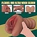 650G Masturbádores Masculino Real Juguetes Sexuales - 3D Masturbador Masculino Juguete Sexuale para Hombre con Vagina Realista y Anal Apretado Coños Sexuales Realista Juguetes Eróticos para Adultos