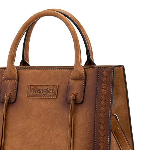 Image of Wrangler Tote Bag for Women Western Cowhide Purse and Wallet Set