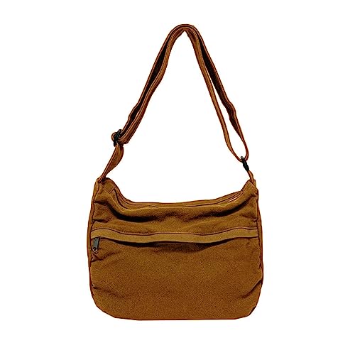Sac d'école femme grande capacité en tissu uni solide style décontracté