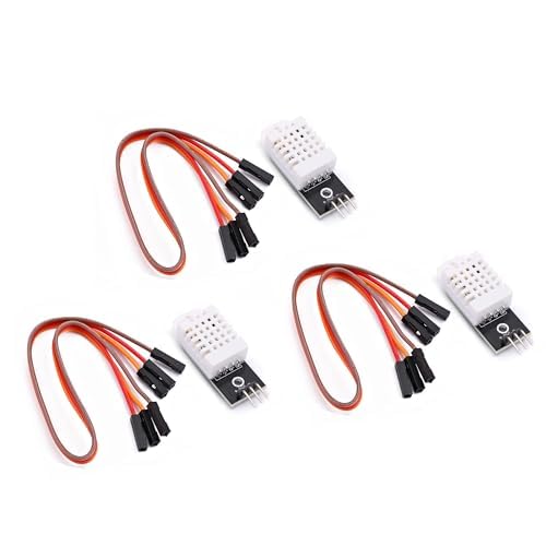 Teyleten Robot DHT22 / AM2302 Digital Temperature Humidity Sensor Module for Arduino Replace SHT11 SHT15 (3pcs)