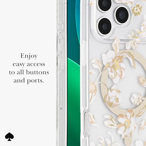 Image of kate spade new york iPhone 17 Pro Max Case - Compatible with MagSafe - Designer Phone Case - Autumn Toile
