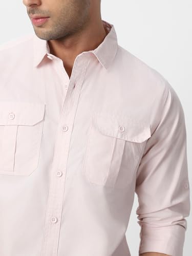 Image of Urbano Fashion Men's Cotton Full Sleeve Regular Fit Casual Solid Shirt
