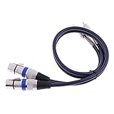 2-XLR-Buchse auf 2-Cinch-Kabel.