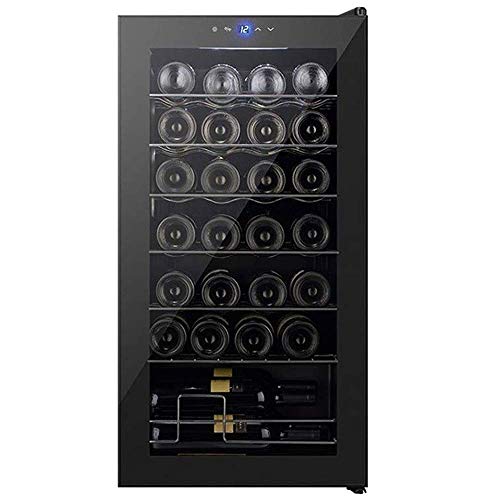 Multifunktionaler Weinkühlschrank, thermoelektrischer Weinschrank, eingebauter Weinbierschrankschrank mit digitaler Touch-Steuerung für Zuhause/Büro