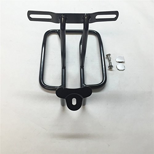 Motorcycle Black Steel Rear Fender Rack Plated Luggage Shelf For For H-D Sportster 1100 1000 Roadster 1200 Roadster Nightster 883 Iron SuperLow