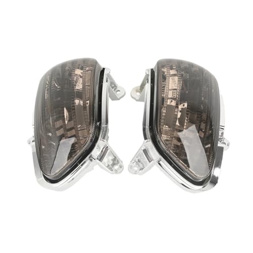 Clignotants moto fumés pour GL1800 Goldwing 2001-2017 coque de lentille avant et arrière