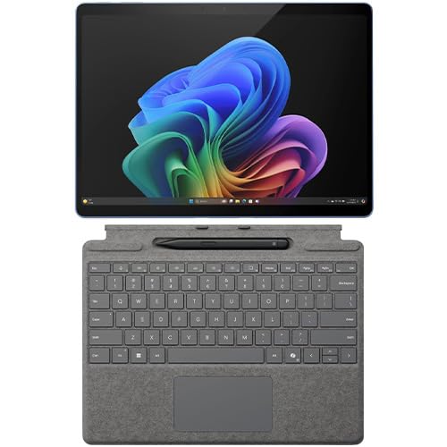 Microsoft Surface Pro Copilot+ PC Touchscreen 13" LCD Snapdragon X Plus Processor 16GB RAM 512GB SSD (11th Edition) Dune + Pro Keyboard for Pro (11th Edition) (Keyboard with Pen, Platinum)