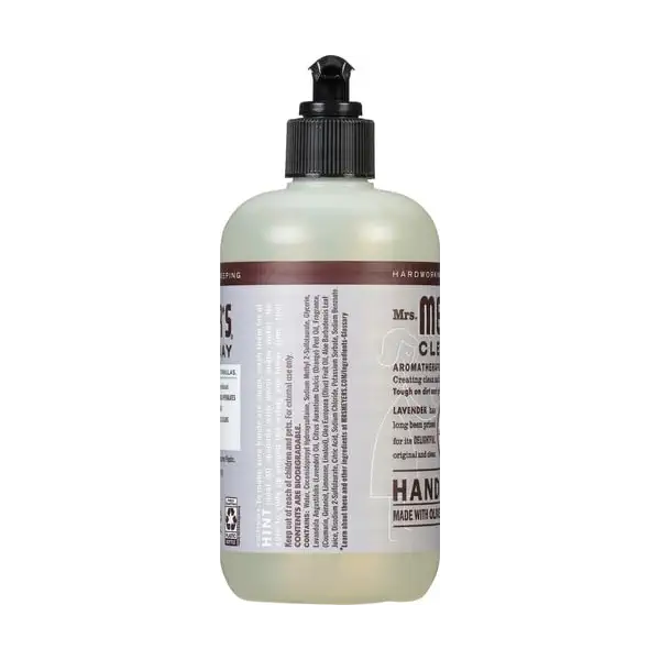 SC Johnson Mrs. Meyer's Hand Soap, Made with Essential Oils, Biodegradable Formula, Lavender, 12.5 Fl. Oz (Pack of 2) 5