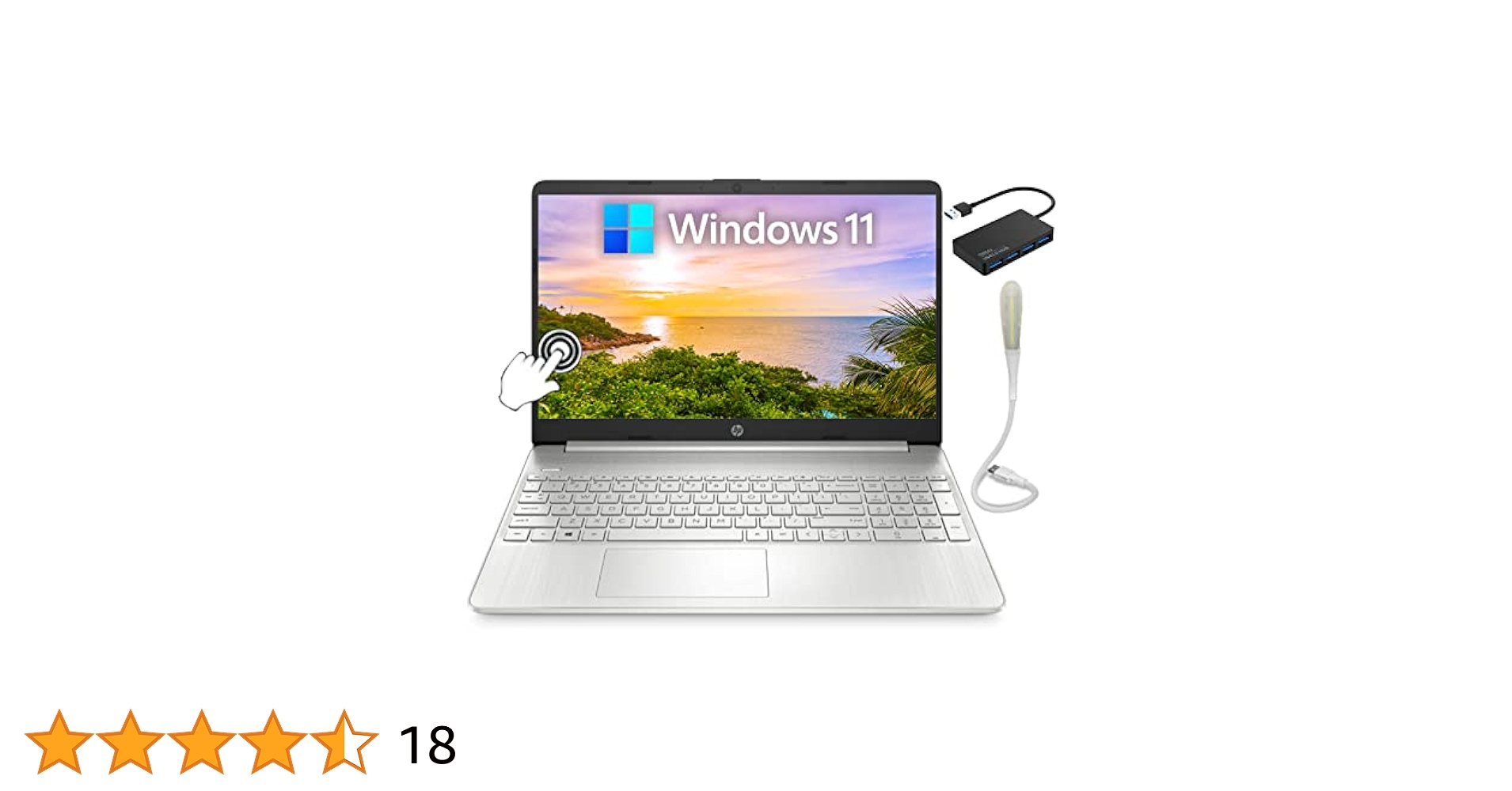 Amazon.com: HP 15.6 HD Touchscreen Laptop, AMD 8-Core Ryzen