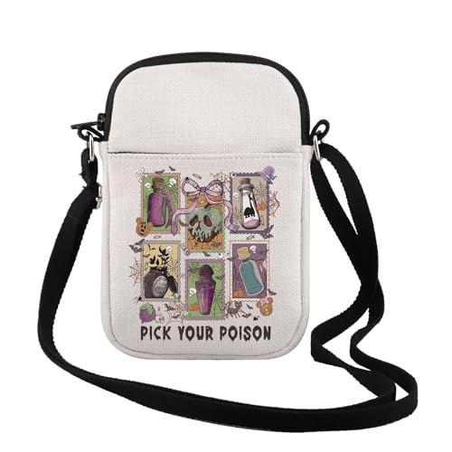 TSOTMO Spooky Gift Halloween Party Pick Your Crossbody Bag Family Trip Gift for Women Mother Cartoon Characters Group