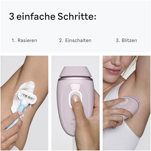 Braun IPL Geräte Haarentfernung Silk·expert Mini, PL1100, Weiß/Silber Alternative Laser Haarentfernung für Zuhause… – Ansicht 5