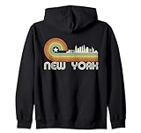 Photo Gallery usa souvenir di vacanza retro vintage skyline di new york felpa con cappuccio Photo Gallery usa souvenir di vacanza retro vintage skyline di new york felpa con cappuccio
