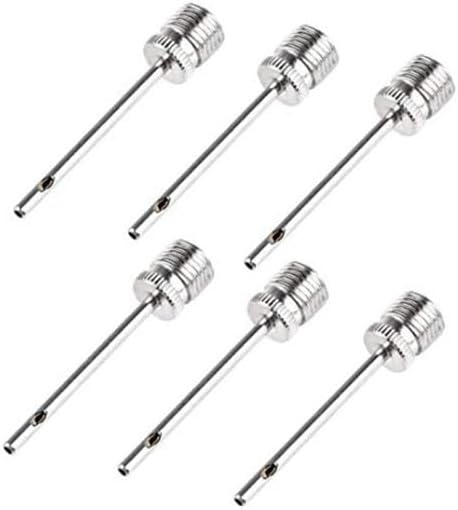 ZUZEE 16 agujas de bomba de aire, acero inoxidable 304 mejorado, aguja de inflado para baloncesto, balón de fútbol, voleibol, fútbol o rugby, bolas