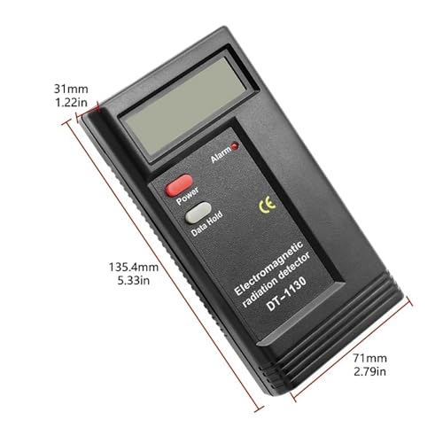 Detector de Radiación de Campo Eléctrico y Magnético iDili DT-1130 miniatura 3