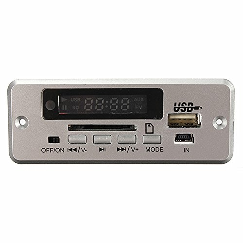 Luckgo 5V Wireless Car MP3 Audio Decoder FM Radio USB TF SD MMC Card