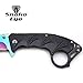 Snake Eye Tactical Everyday Carry Assist Style Folding Pocket Knife EDC (Rainbow)