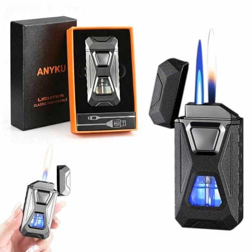 Encendedor Dual de Llama, Recargable USB, Activado por Voz miniatura 1