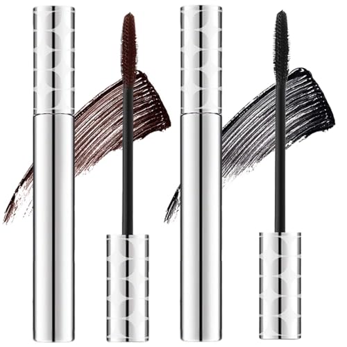 Image of Growth Serum Mascara, Waterproof Fiber Mascara for Volume and Length, 3D Curling Eyelash Long-lasting Without Clumping