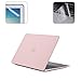Price comparison product image i-Buy 3in1 Hard Shell Case + Keyboard Cover + Screen Protector for Apple Macbook 12 inch with Retina Display (Model A1534)- Rose Quartz
