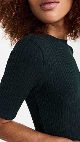 Image of Vince Women's Elbow Sleeve Crew Neck Top