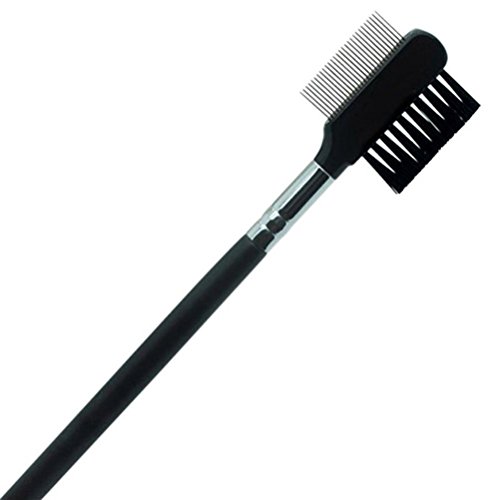 Team-Management(TM) Steel Eyebrow Eyelash Dual-Comb Extension Brush Metal Comb 6.65"