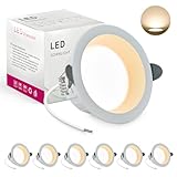 Photo Gallery brimeti faretti led da incasso per cartongesso, 6x 7w luci ultrasottili da soffitto e per l’illuminazione da interno ip44 foro incasso 70mm bianco naturale 4000k, 700 lumen ac 220-240v (bianca) Photo Gallery brimeti faretti led da incasso per cartongesso, 6x 7w luci ultrasottili da soffitto e per l’illuminazione da interno ip44 foro incasso 70mm bianco naturale 4000k, 700 lumen ac 220-240v (bianca)