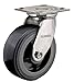 Albion 05XA04251S 4" Diameter Polyurethane on Polypropylene Wheel Medium Duty Stainless Steel Swivel Plate Caster, Two Piece Delrin Bearing, 4-1/2" Length x 4" Width Base Plate, 600 lb. Capacity Range