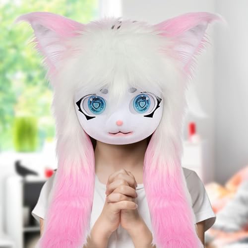 Masque Tête de Chat Cosplay Confortable pour Performance Théâtrale - 2