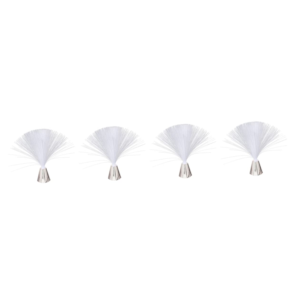 Tofficu 4Pcs Colorful LED Fiber Optic Lamp Decorative Lights for Indoor Outdoor Parties Unique Mood Lighting for Bar Store Home Decor No Battery Required