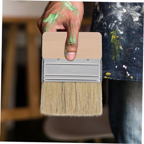 Pincel de pintura mango de madera Holibanna resistente y cepillo para playa 3